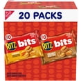 thumbnail image 1 of RITZ Bits Cheese and Peanut Butter Sandwich Crackers Variety Pack, Lunch Snacks, 20 Snack Packs, 1 of 18