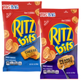 thumbnail image 1 of Ritz Bits Sandwich Crackers, 1 Peanut Butter, and 1 Cheese Flavor Crunchy and Bite-Sized Cracker, Great for Kids Lunchbox On the Go Snacking Halloween Trick or Treats Goody Bag Filler 3oz -2 Pack, 1 of 7