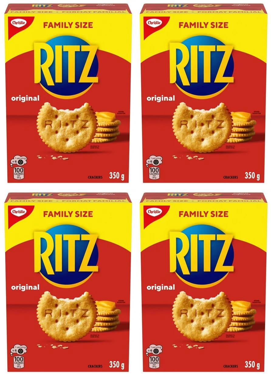 Ritz Canada Original Crackers, Family Size, 350g (4 Pack) - Walmart.com