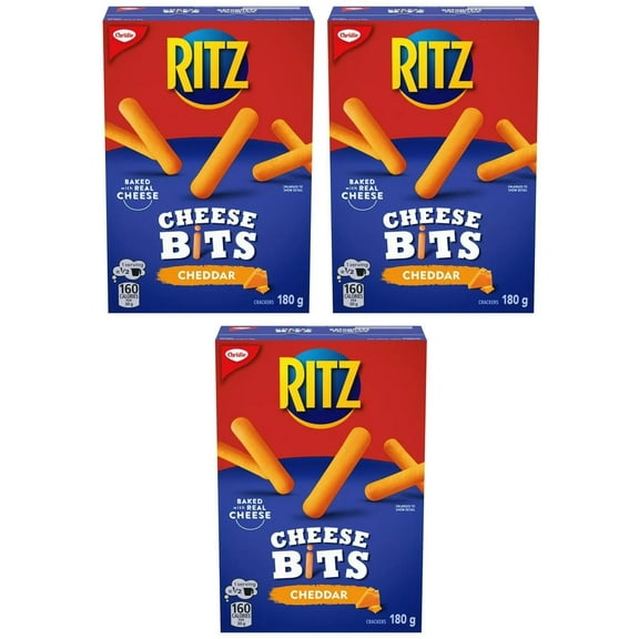 Ritz Cheese Bits Crackers, 180g (3 Pack)