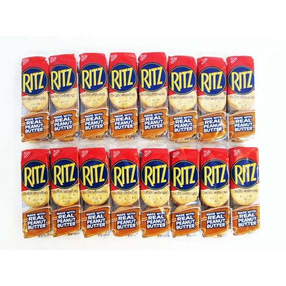 Fast Ritz Cracker Ritz Cracker Sandwiches Made with Real Peanut Butter: 16 Packs of 1.38 ...