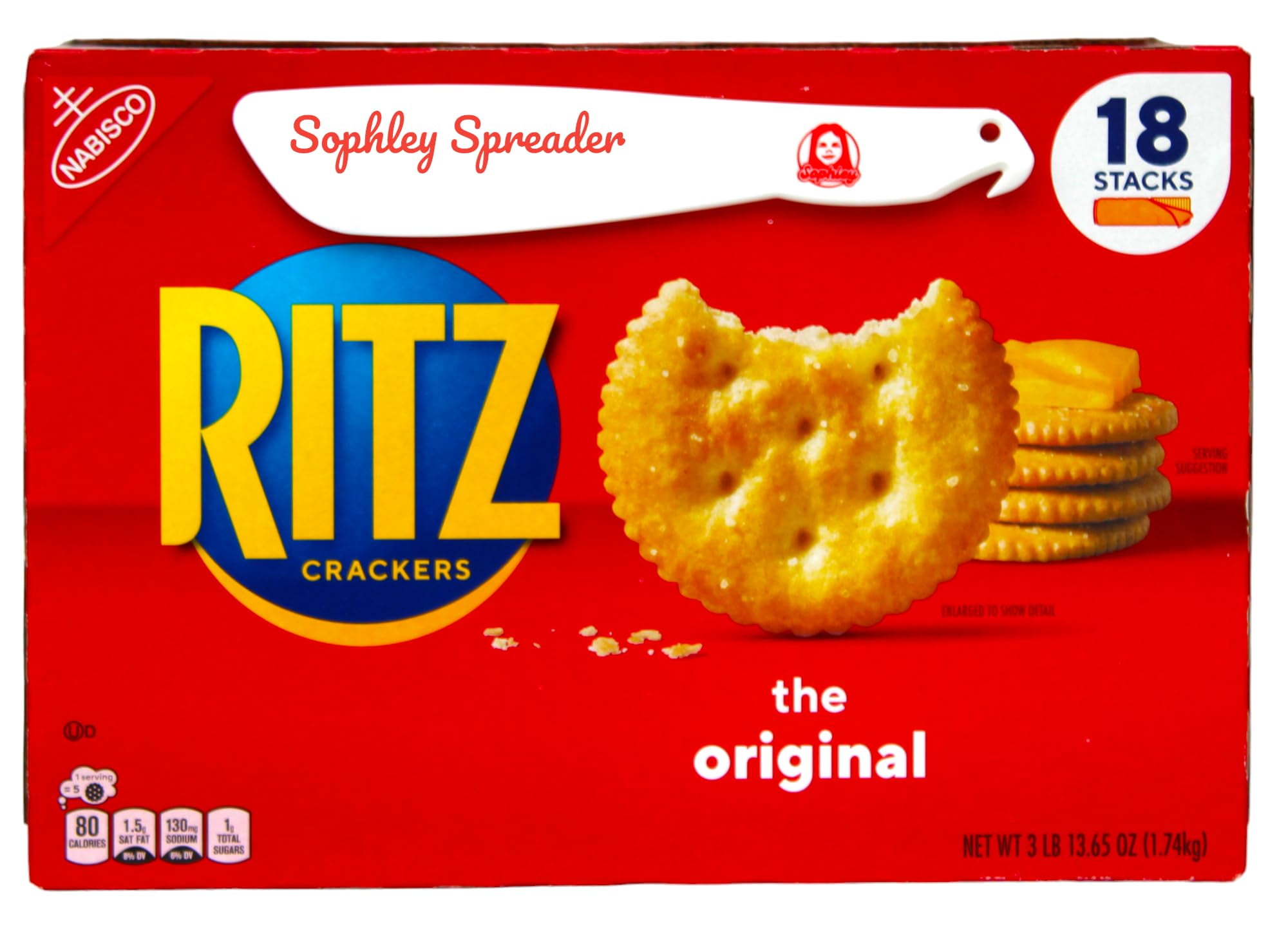 Ritz Crackers, Original, 61.6 SE33 oz with Bonus Sophley Sandwich
