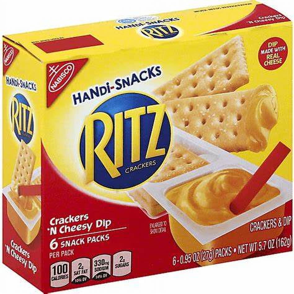 Ritz Crackers 'n Cheesy Dip HandiSnacks 6pack (2 Box)