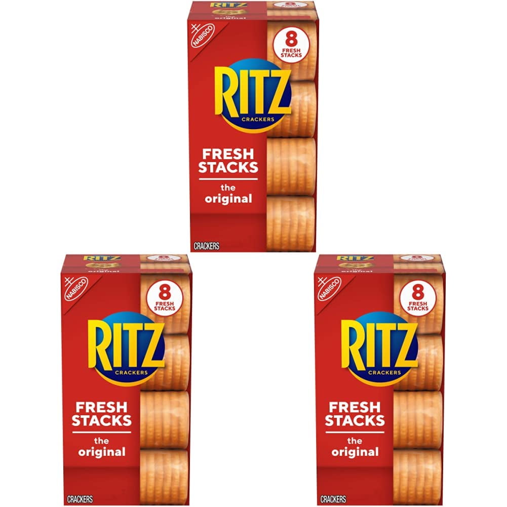 Ritz Fresh Stacks Original Crackers 8 Count 11 8 Oz Pack Of 3 Ritz Fresh Stacks Original Crackers 8 Count 11 8 Oz Pack Of 3