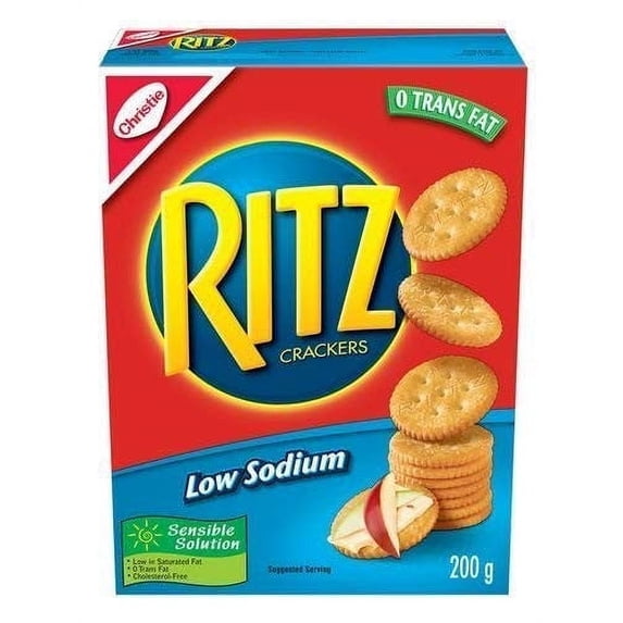 Ritz Low Sodium Crackers, 0 Trans Fat, 200g/7oz. (7pk)
