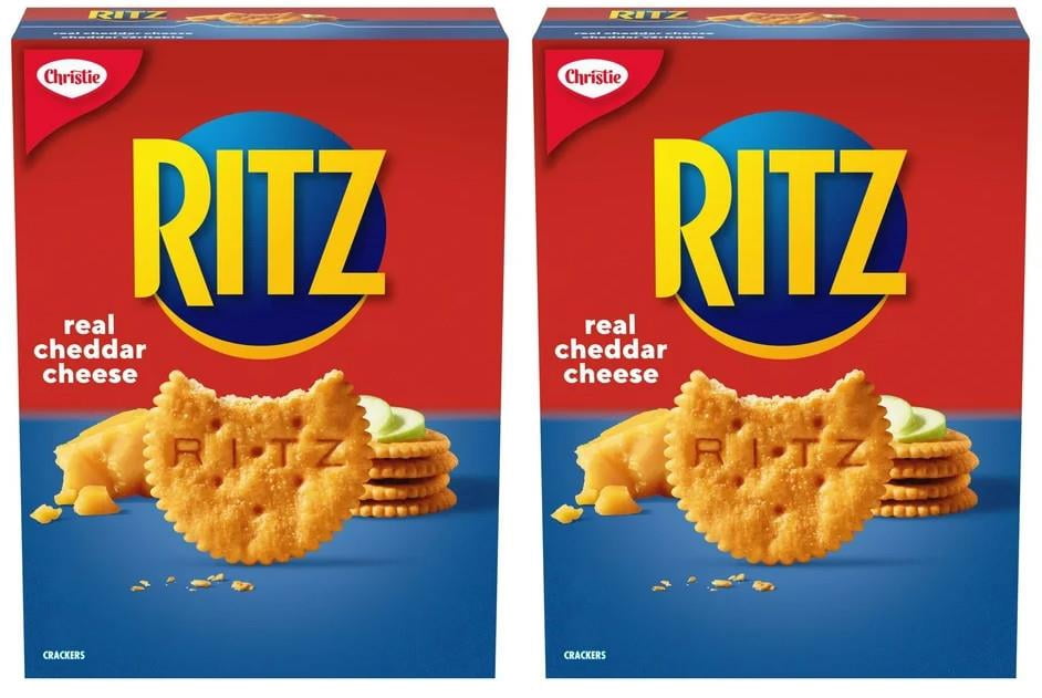Ritz Real Cheddar Cheese Crackers, 180g (2 Pack) - Walmart.com