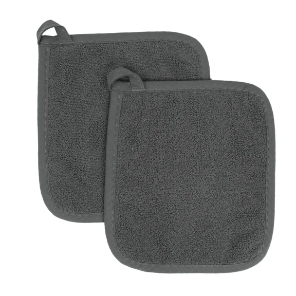 Ritz Royale Collection Pot Holder, Graphite, 2 Count