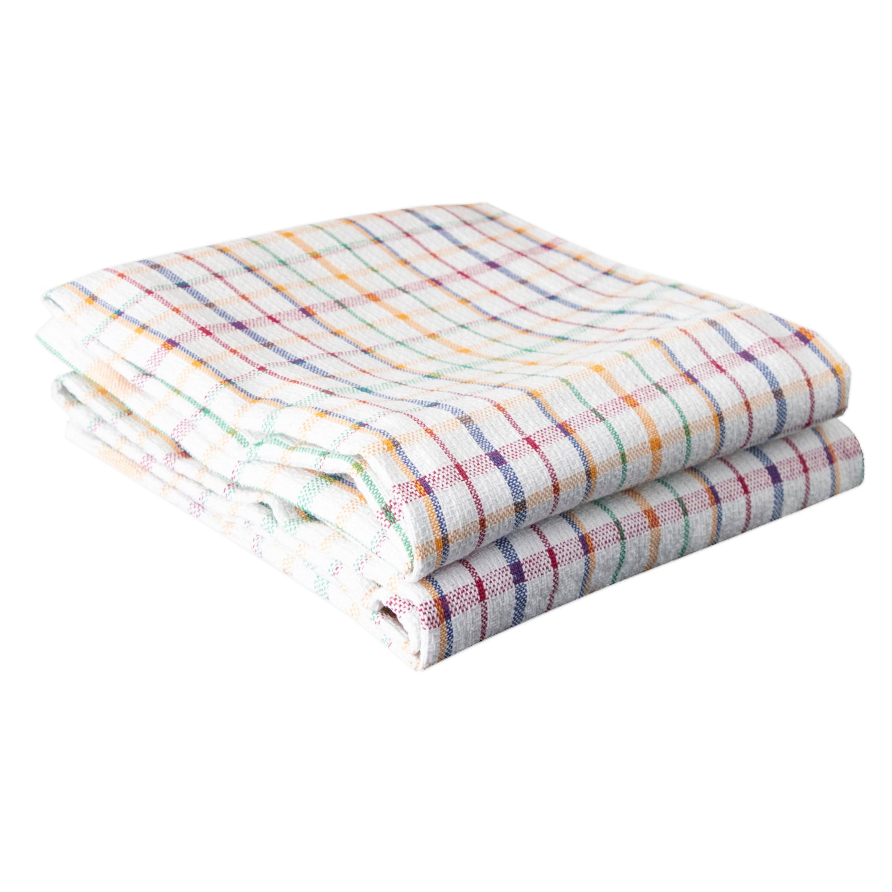 Multicolor Cotton Plaid Kitchen Towel Set