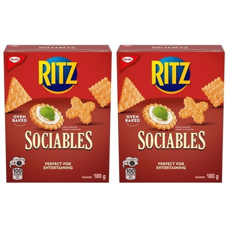 Ritz Sociables Crackers, 180g (2 Pack)