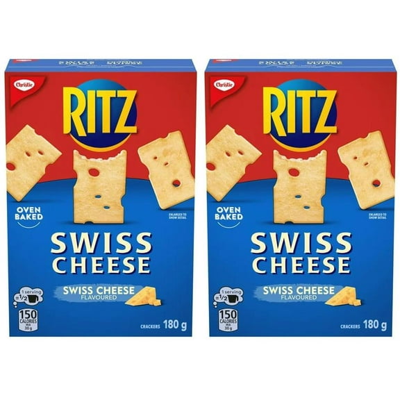 Ritz Swiss Cheese Crackers, 180g (2 Pack)