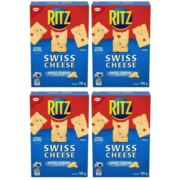 Ritz Swiss Cheese Crackers, 180g (4 Pack)