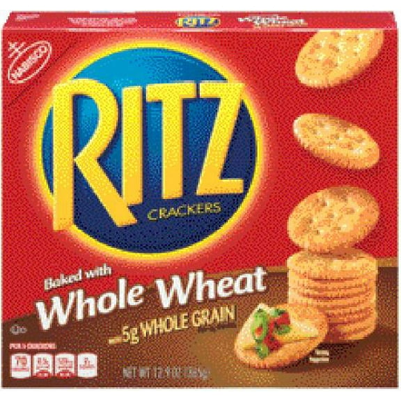 Ritz Whole Wheat Crackers - 12.9oz (Pack of 14)