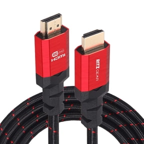 Ritz Gear 30 Ft HDMI to HDMI Cable, 2 Pack with Accessories Included