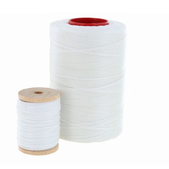 Ritza 25 Tiger Thread, Waxed Polyester, White