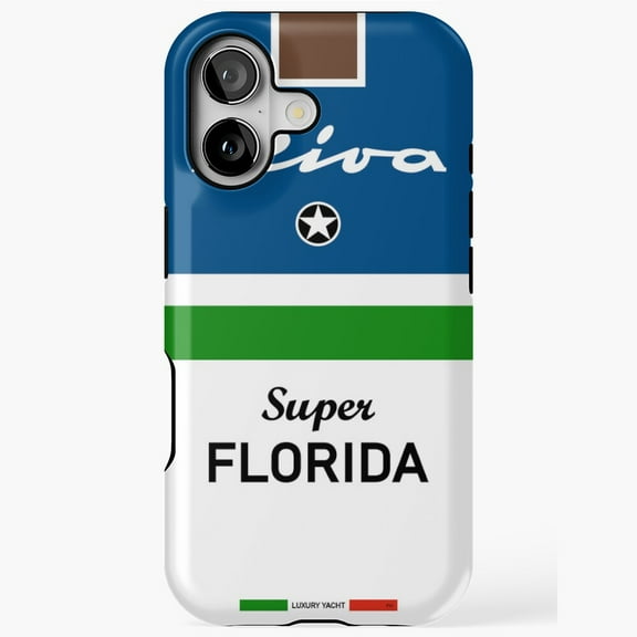 Riva Aquarama Italy Vintage Nautical Design iPhone Case 17 through 11 Pro Max