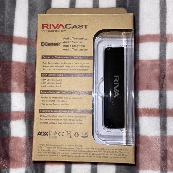 Riva Cast Bluetooth Audio Transmitter New!! Buy More And Save!