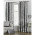 thumbnail image 1 of Riva Home Verona Velvet Style Eyelet Curtains, 1 of 2