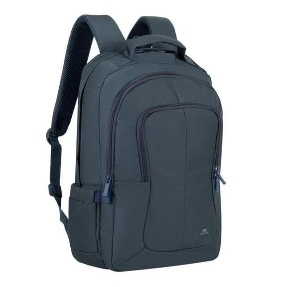 RivaCase 8460DKBLU Tegel 17.3 in. ECO Bulker Laptop Backpack - Dark Blue