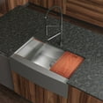 thumbnail image 1 of Rivage 33 x 22 Single Basin Apron Kitchen Workstation Sink, 1 of 14