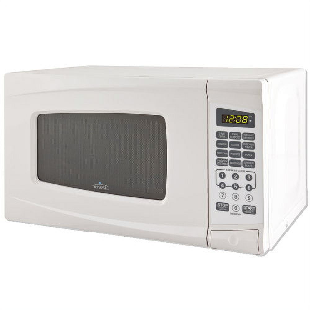 Rival 0.7 Cu. Ft. White Microwave Oven
