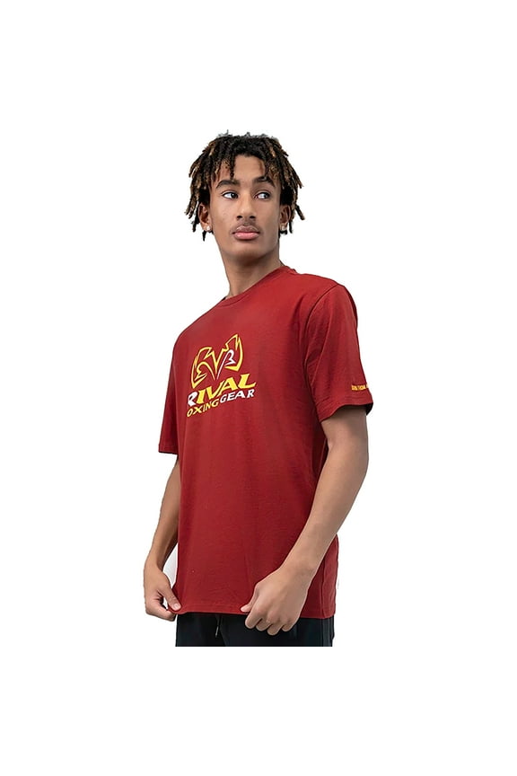 Boxing Corpo Lightweight Jersey T-Shirt - Large - Burgundy