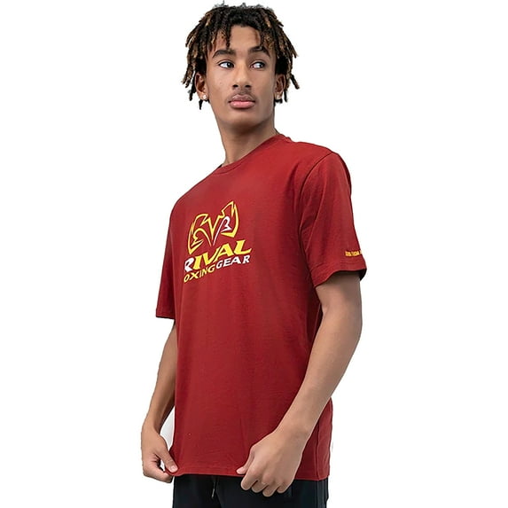Rival Boxing Corpo Lightweight Jersey T-Shirt - Medium - Burgundy