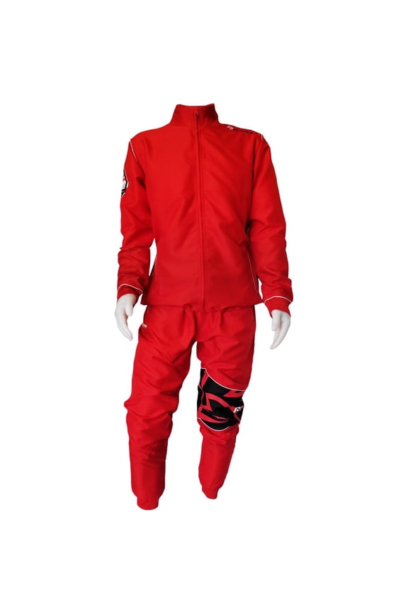 Boxing Elite Active Tracksuit with Collar - 2XL - Red