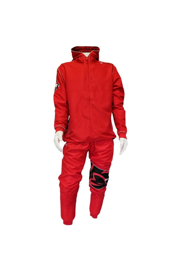 Boxing Elite Active Tracksuit with Hood - Small - Red