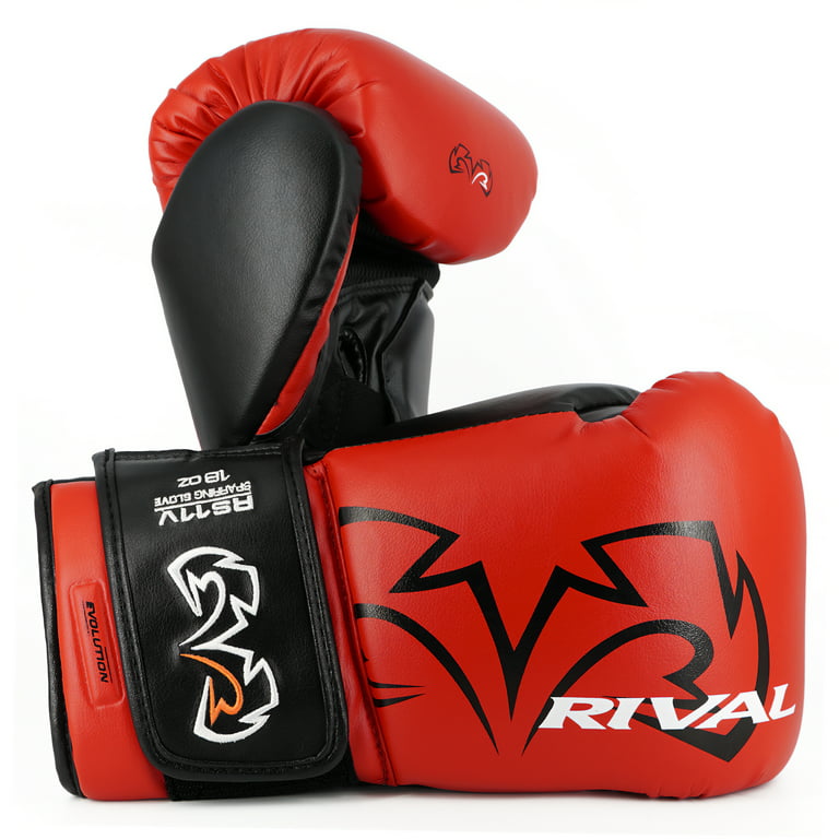 Rival Boxing Evolution Hook and Loop Sparring Gloves - 16 oz