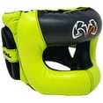 thumbnail image 1 of Rival Boxing Guerrero Facesaver Headgear - L/XL - Lime, 1 of 3