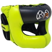 Rival Boxing Guerrero Facesaver Headgear - L/XL - Lime