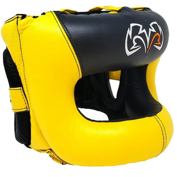 Rival Boxing Guerrero Facesaver Headgear - L/XL - Yellow
