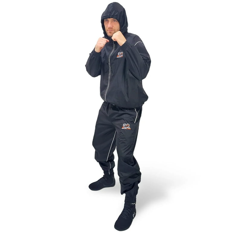 Rival Boxing Professional Sauna Suit Medium Black Walmart