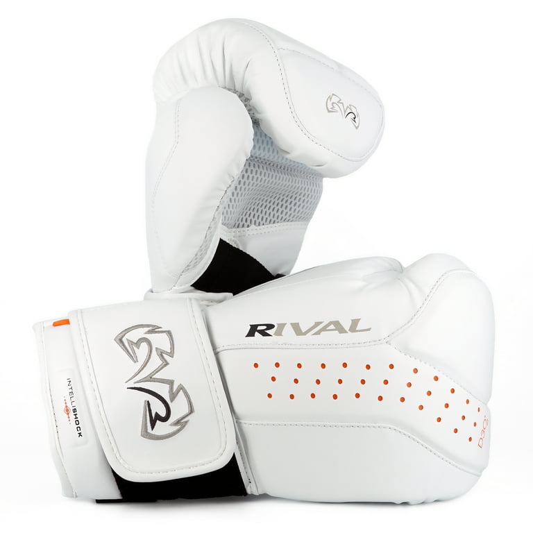 Rival Boxing RB10 Intelli-Shock Bag Gloves - Medium - White