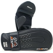 Rival Boxing RB5 Cowhide Leather Punching Bag Mitts - Large - Black