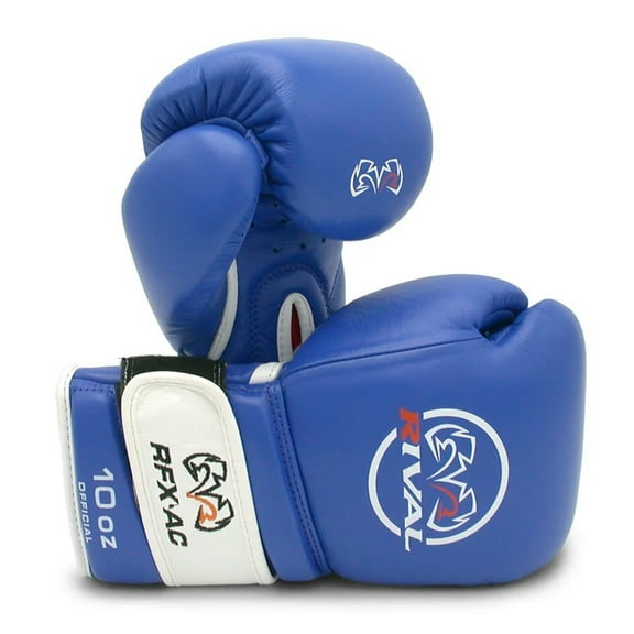 Rival Boxing RFX-AC Amateur Competition Fight Gloves - 10 oz. - Blue