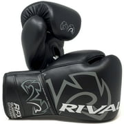 Rival Boxing RFX-Guerrero HDEF Lace-Up Sparring Gloves - 18 oz. - Black