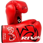 قفازات الملاكمة RIVAL Boxing RFX Guerrero HDE-F Pro Fight Lace-Up - 8 أونصة - أحمر