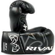 Rival Boxing RFX-Guerrero SF-H Lace-Up Pro Fight Gloves - 10 oz. - Black