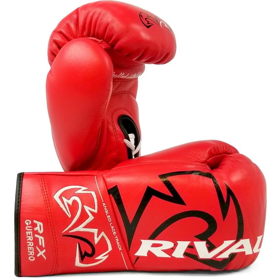 Rival Boxing RFX-Guerrero SF-H Lace-Up Pro Fight Gloves - 8 oz. - Red