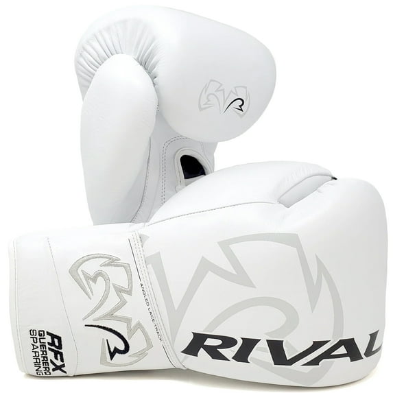 Rival Boxing RFX-Guerrero SF-H Lace-Up Sparring Gloves - 12 oz. - White