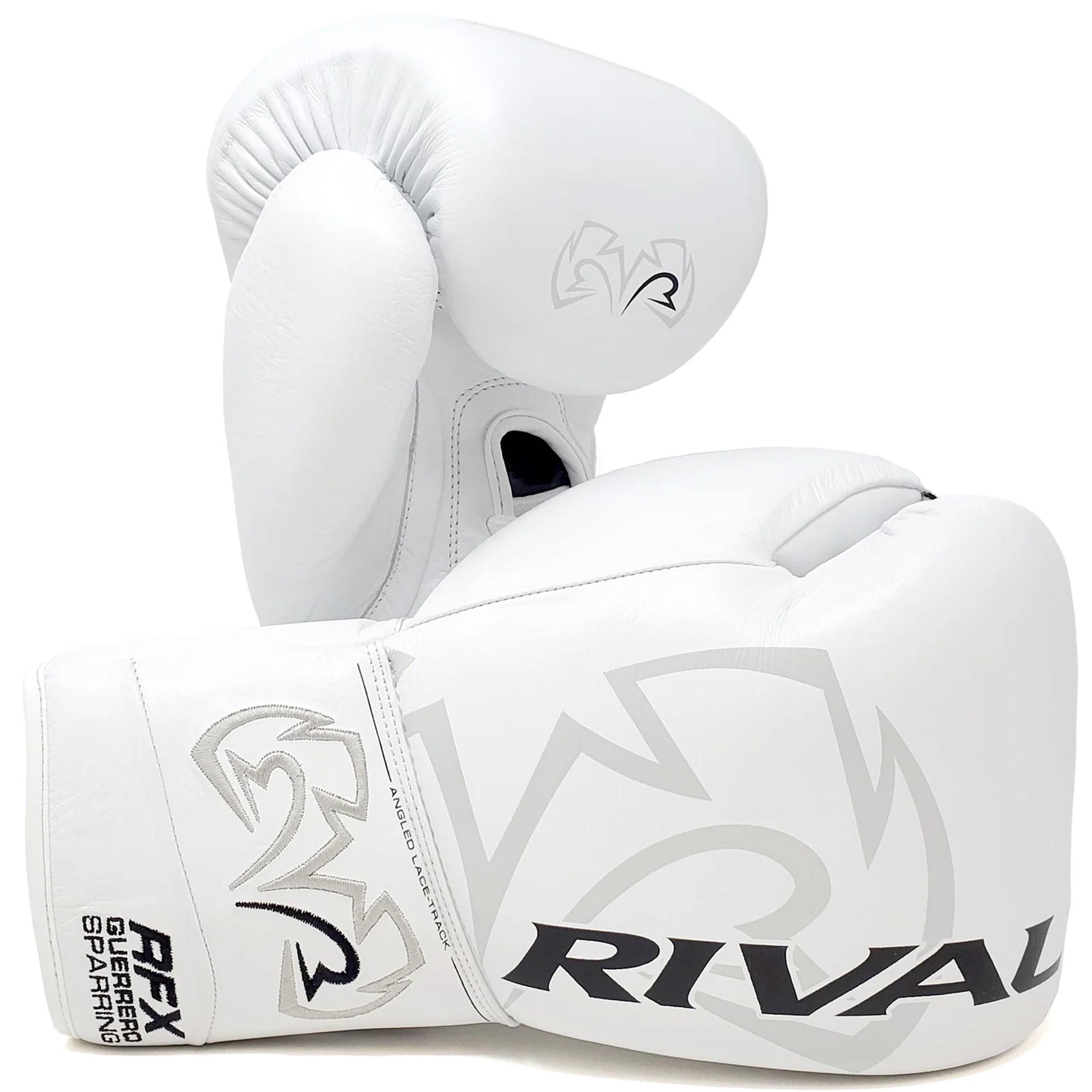 Rival Boxing RFX-Guerrero SF-H Lace-Up Sparring Gloves - 18 oz. - White