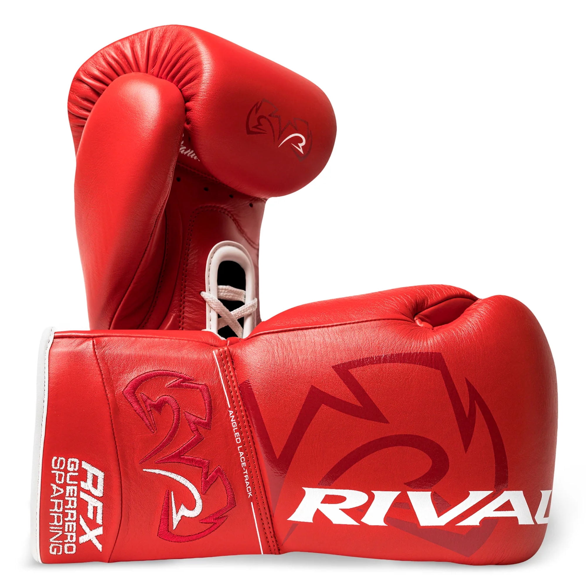 Rival Boxing RFX-Guerrero SF-H Lace-Up Sparring Gloves - 20 oz. - Red