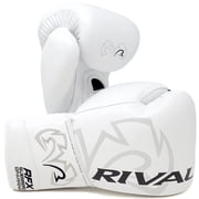 Rival Boxing RFX-Guerrero SF-H Lace-Up Sparring Gloves - 20 oz. - White