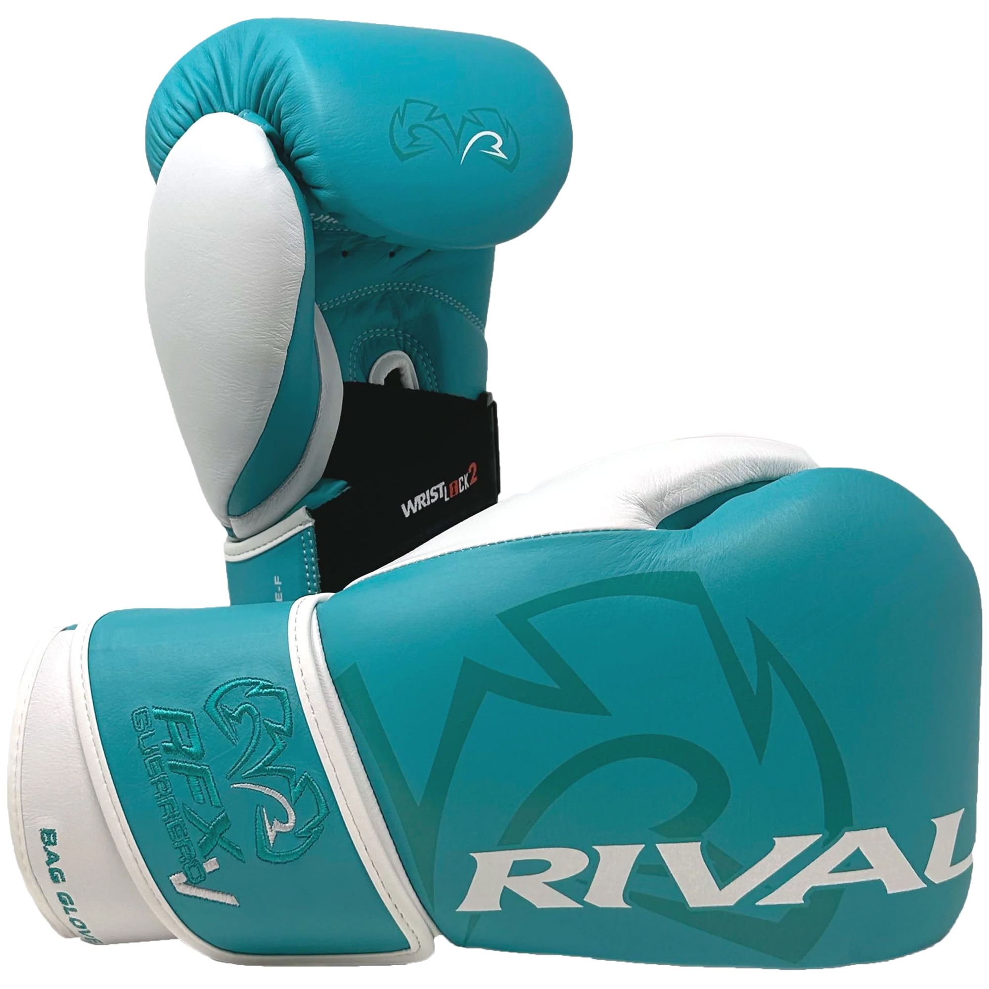 Rival Boxing RFX-Guerrero-V HDEF Bag Gloves - 10 oz. - Teal/White