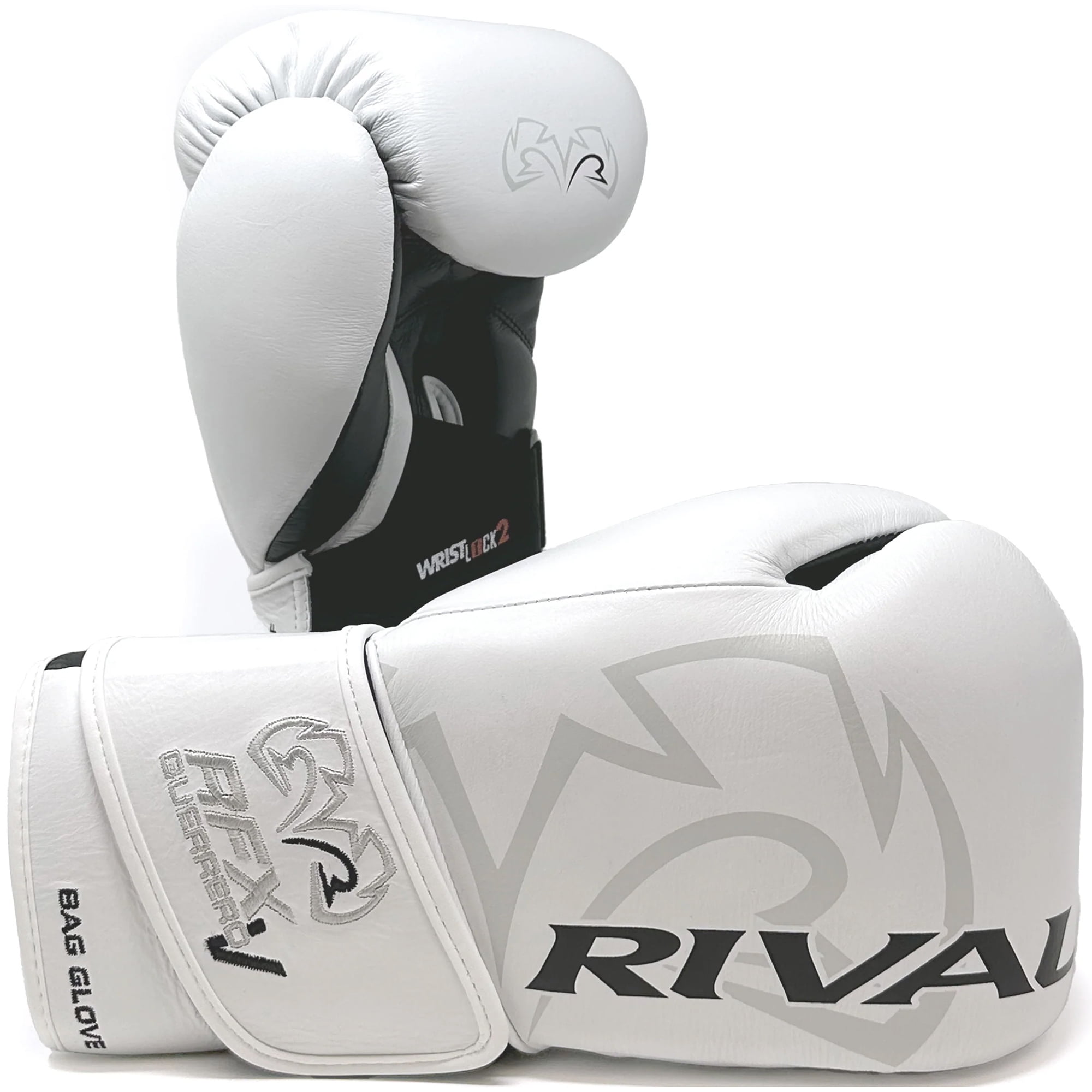 最終価格 RIVAL BAG GLOVE 白＆金 10oz Rival Boxing RFX-Guerrero-V HDE-F Bag Gloves - 10 oz
