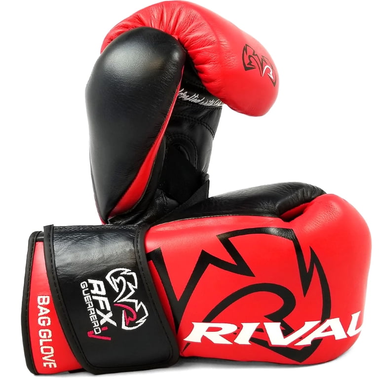 Rival 8oz RFX Guerrero HDE-F バッググローブ　レッド Rival Boxing RFX-Guerrero-V HDEF Bag Gloves - 8 oz. - Red/Black