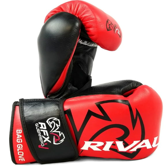 Rival Boxing RFX-Guerrero-V HDEF Bag Gloves - 8 oz. - Red/Black
