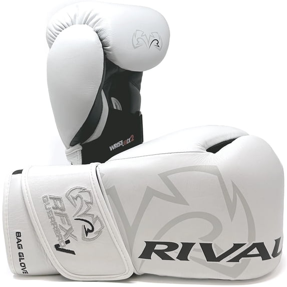 Rival Boxing RFX-Guerrero-V SF-H Bag Gloves - 10 oz. - White/Black