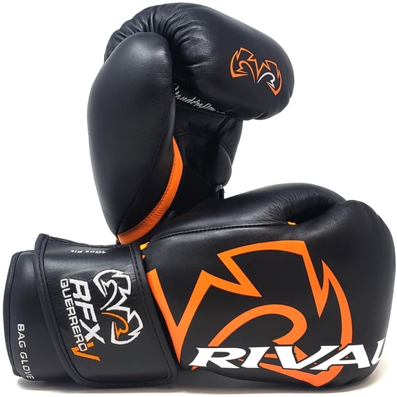 Rival Boxing RFX-Guerrero-V SF-H Bag Gloves - 8 oz. - Black/Orange